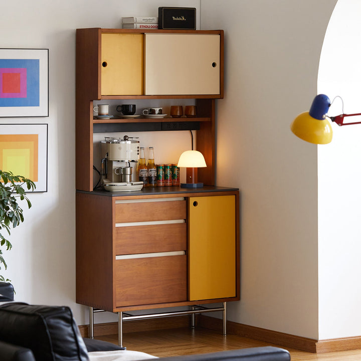 Vintage Boxwood Storage Side Cabinet EASEBAR