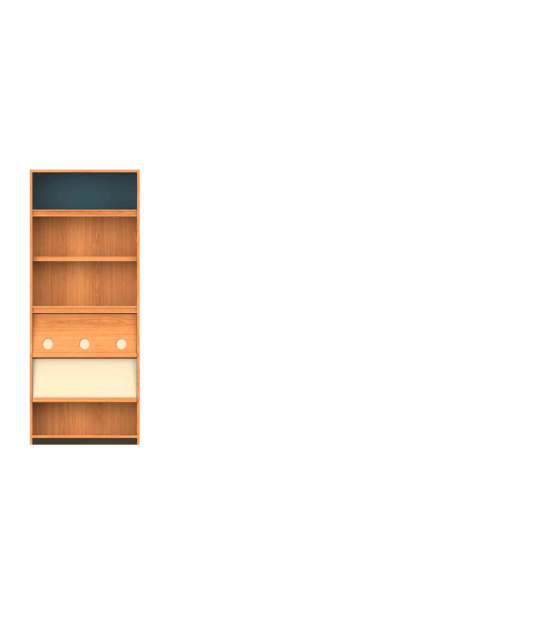 Scandinavian Cherry Wood Bookshelf TIME More Details and Instruction_2