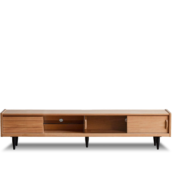 Scandinavian Oak Wood TV Console LYNE