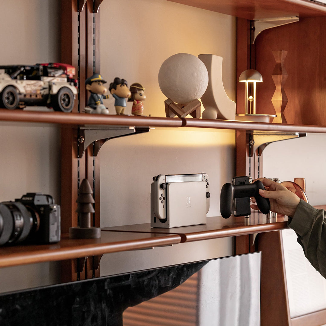 Vintage Boxwood Modular Hanging Wall Shelf System MUSE DINING