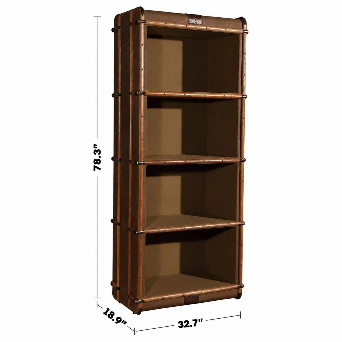 Vintage Canvas Bookshelf RICHARDS' TRUNK CANVAS Size Chart