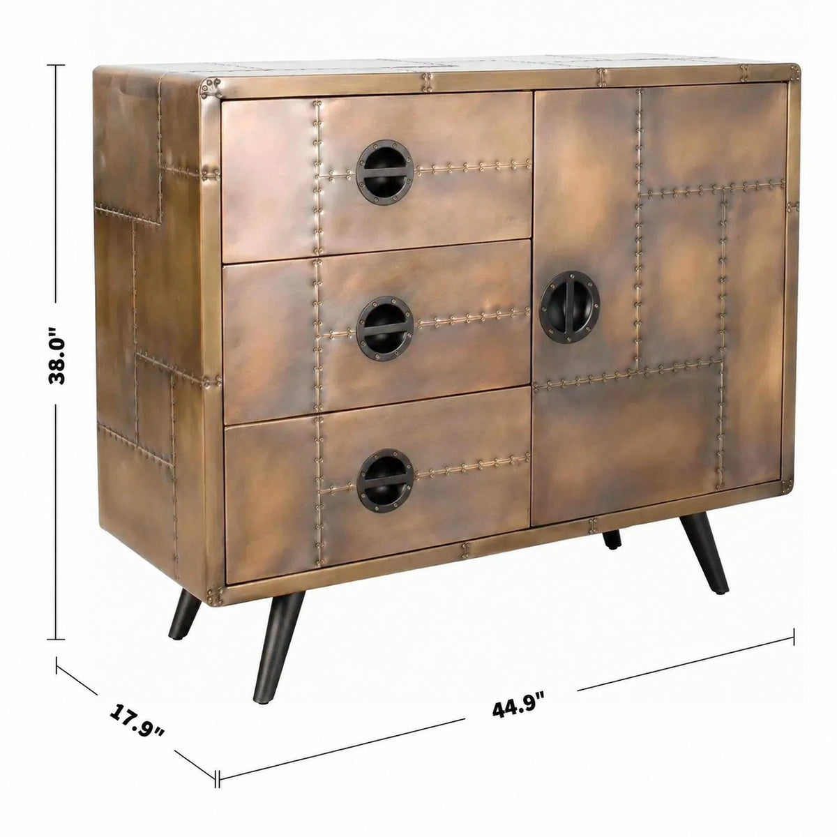 Industrial Aluminium Drawer Storage Cabinet JETBRASS Size Chart