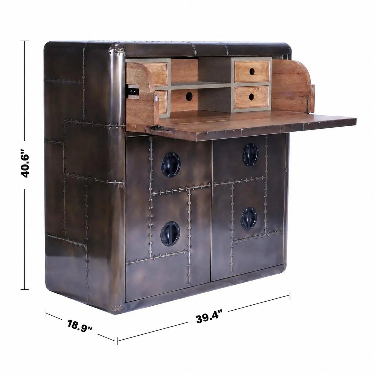 Industrial Aluminium Storage Cabinet And Study Desk JETBRASS Size Chart