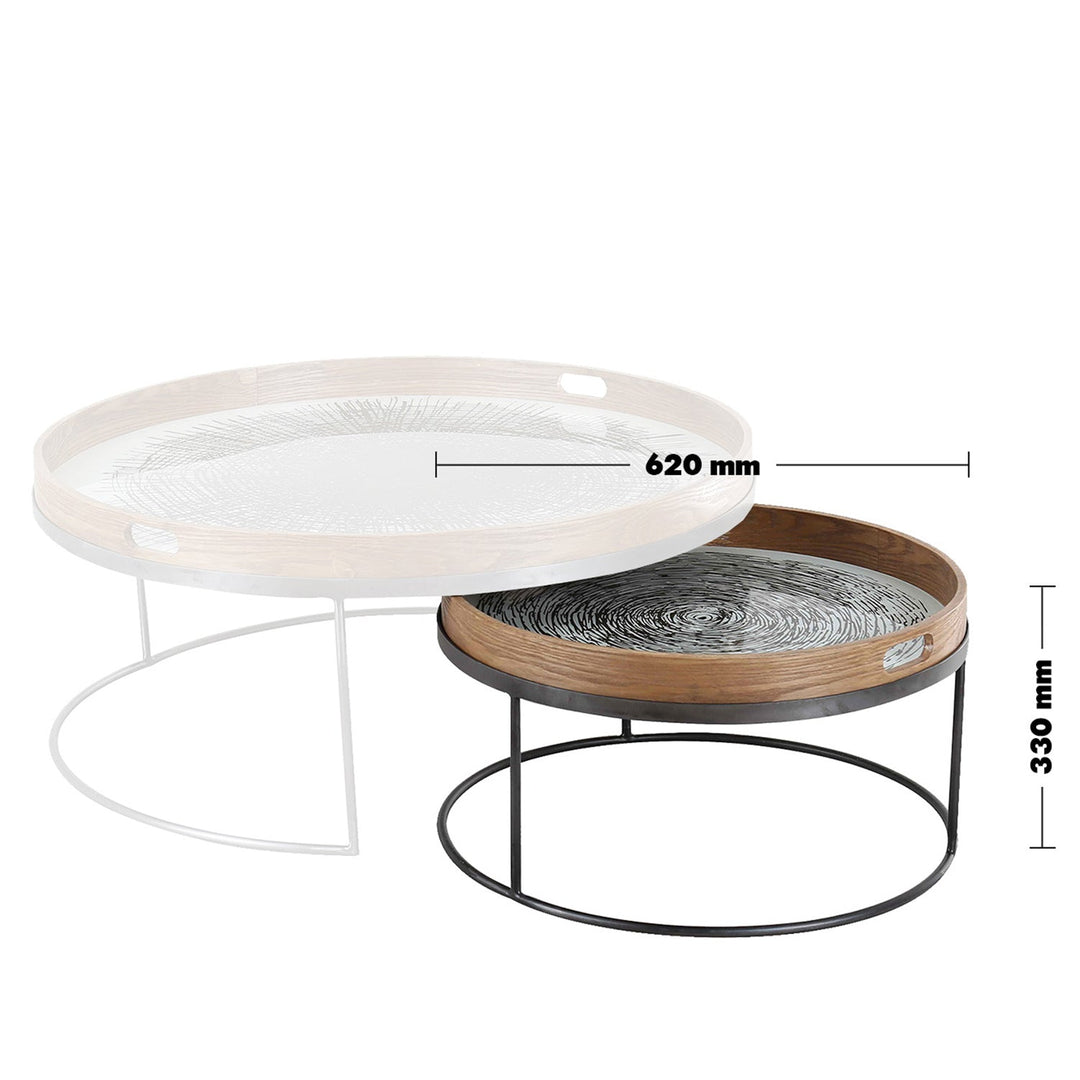 Industrial Oak Wood Coffee Table ART