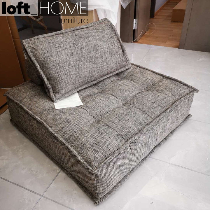 Vintage Fabric 1 Seater Sofa ELEMENT SINGLE