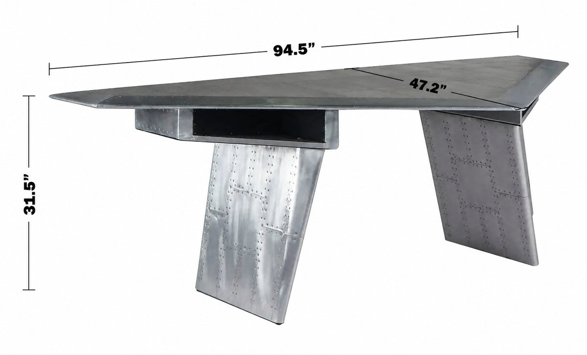 Industrial Aluminium Study Table TRIANGLE AIRCRAFT Size Chart