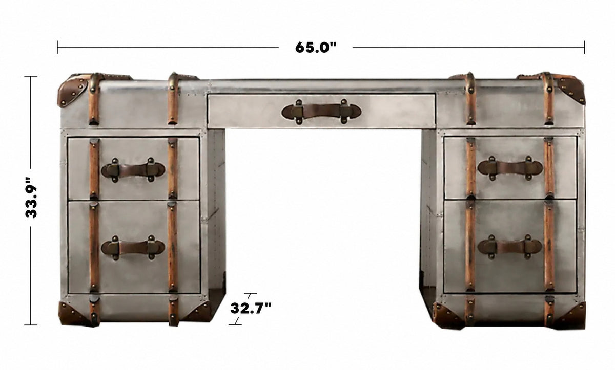 Industrial Aluminium Study Table RICHARDS TRUNK Size Chart
