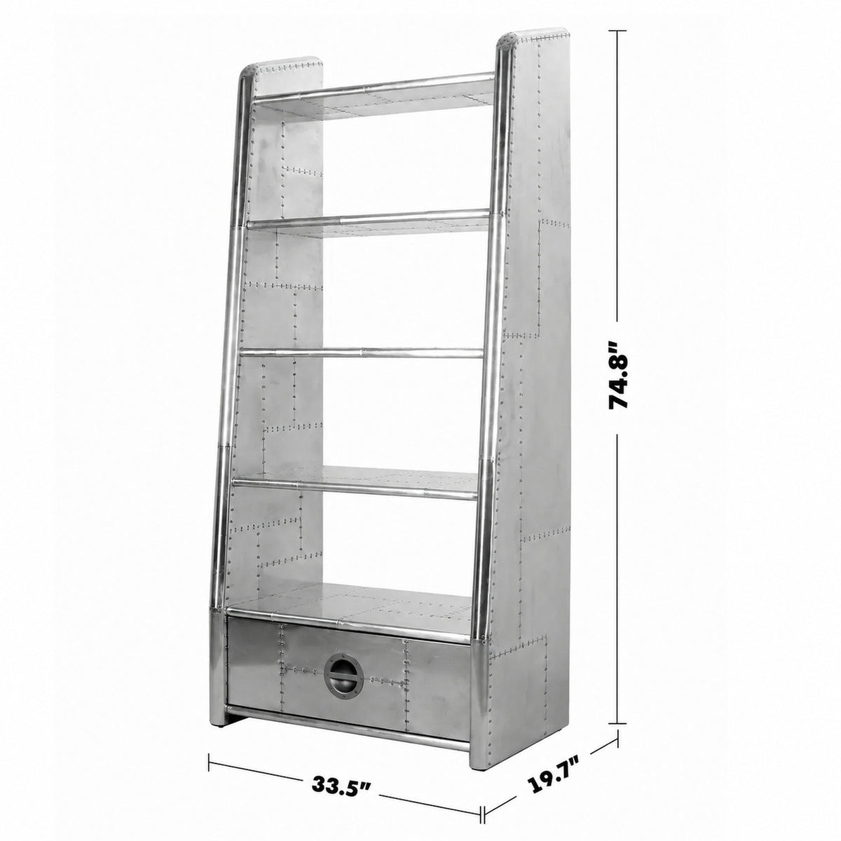 Industrial Aluminium Bookshelf AIRCRAFT Size Chart