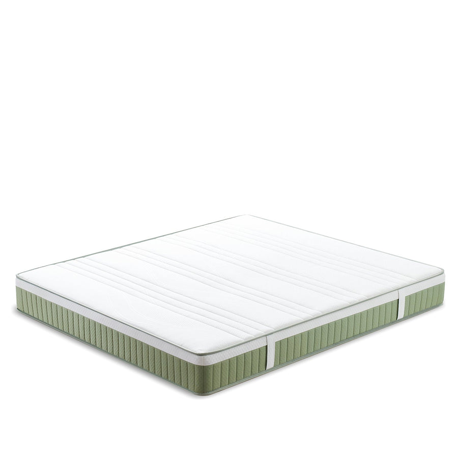 22cm Natural Latex Jute Fiber Pocket Spring Double Side Mattress FOREST