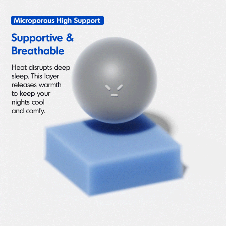 22cm Pocket Spring Gel Memory Foam Mattress BLUEBOX Z1