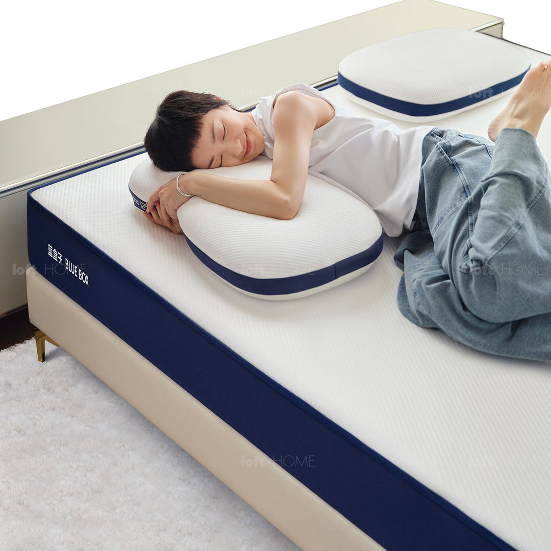 22cm Pocket Spring Gel Memory Foam Mattress BLUEBOX Z1