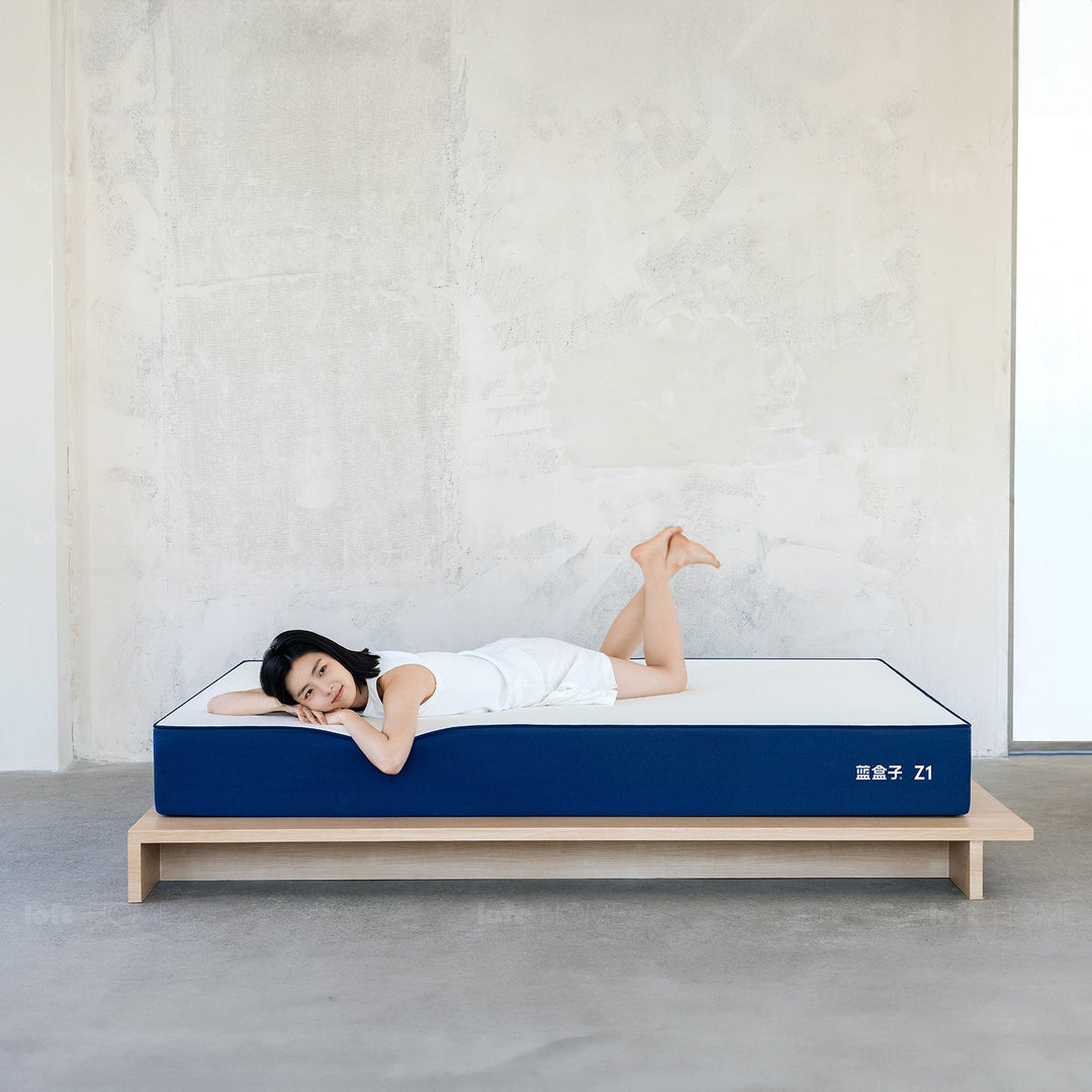 22cm Pocket Spring Gel Memory Foam Mattress BLUEBOX Z1