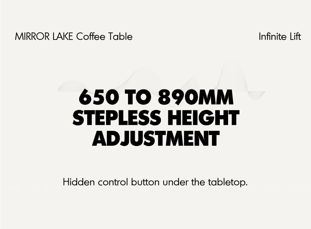 Japandi Walnut Wood Extendable Height Adjustable Coffee Table MIRROR LAKE More Details and Instruction_4