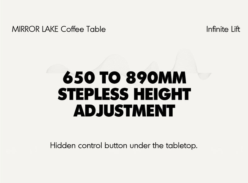 Japandi Walnut Wood Extendable Height Adjustable Coffee Table MIRROR LAKE More Details and Instruction_4