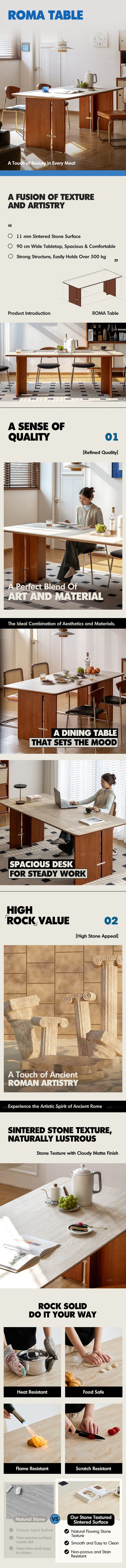 Bauhaus Boxwood Sintered Stone Dining Table ROMA Good to Know Preview-1