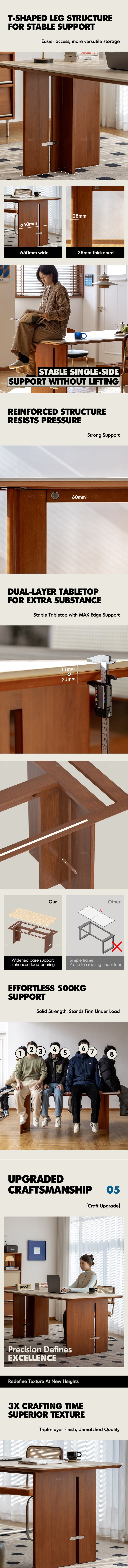 Bauhaus Boxwood Sintered Stone Dining Table ROMA More Details and Instruction_3