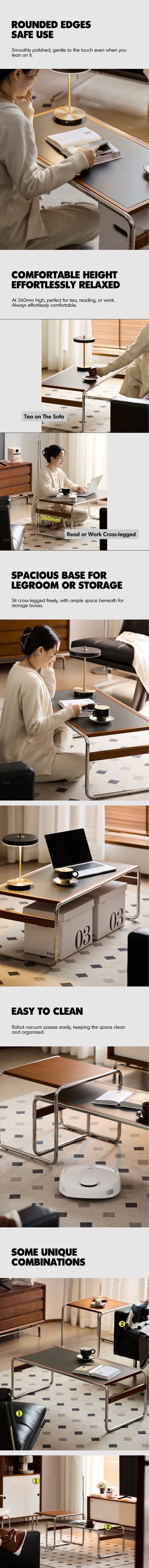 Bauhaus Boxwood Sintered Stone Coffee Table Set RIO More Details and Instruction_4
