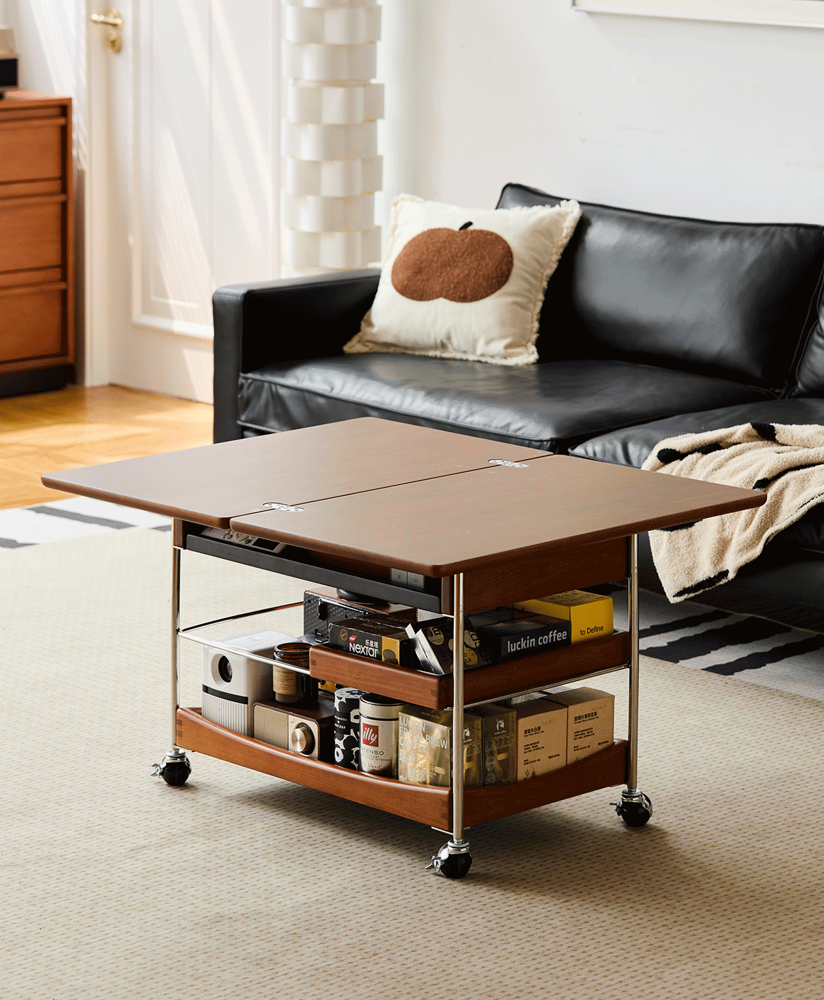 Bauhaus Boxwood Extendable Coffee Table VERSA More Details and Instruction_2