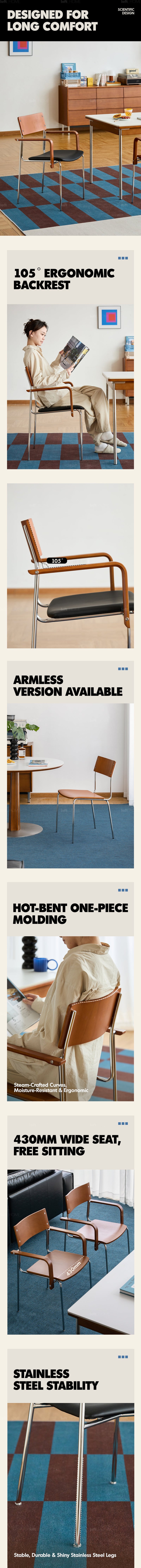 Bauhaus Boxwood Dining Chair PINECONE More Details and Instruction_2