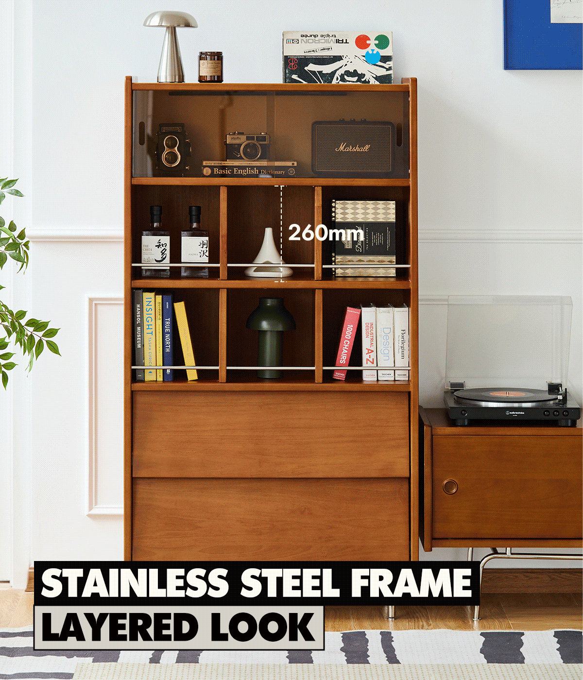 Bauhaus Boxwood Display Cabinet MIES More Details and Instruction_2