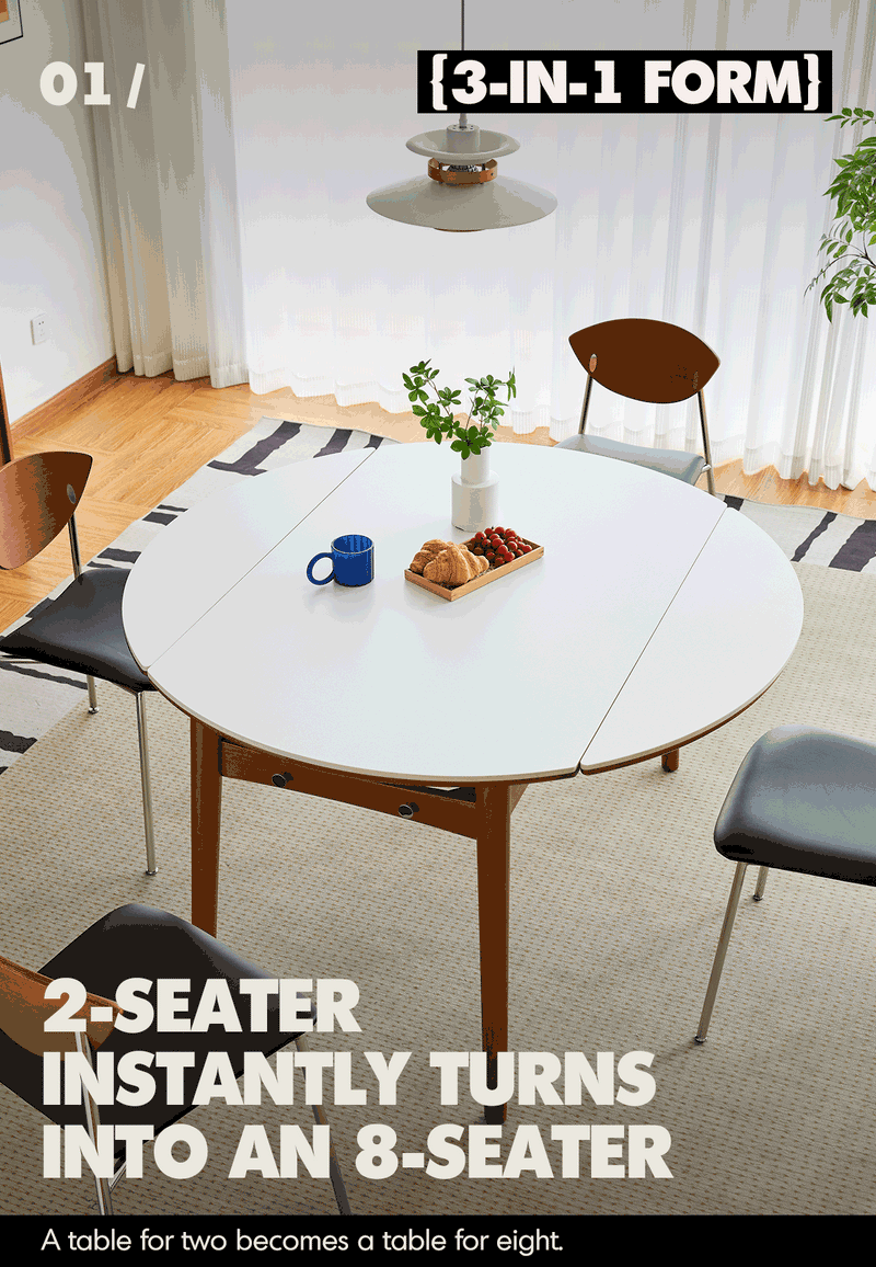 Vintage Sintered Stone Extendable Dining Table MINIMA More Details and Instruction_2