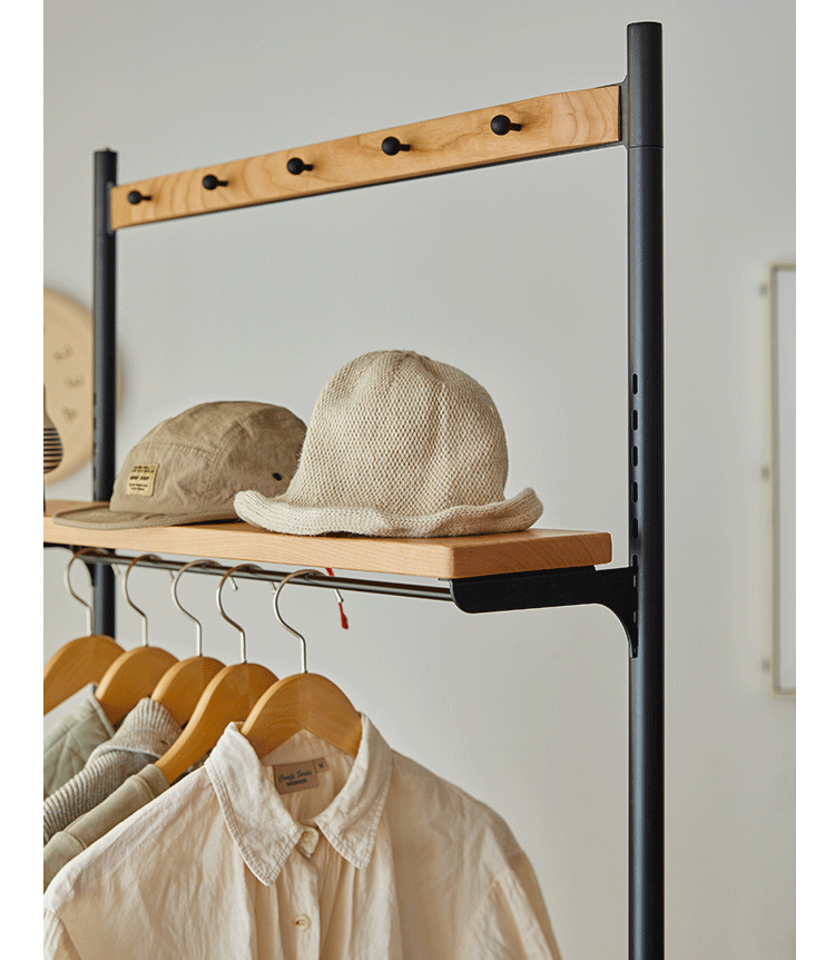 Scandinavian Cherry Wood Clothes Hanger COVE More Details and Instruction_2