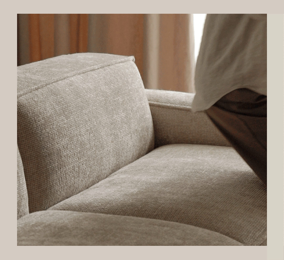 Minimalist Cotton Fabric 3 Seater Sofa CAMALEONDA