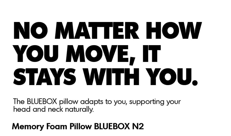 10cm Gel Memory Foam Pillow BLUEBOX N2 More Details and Instruction