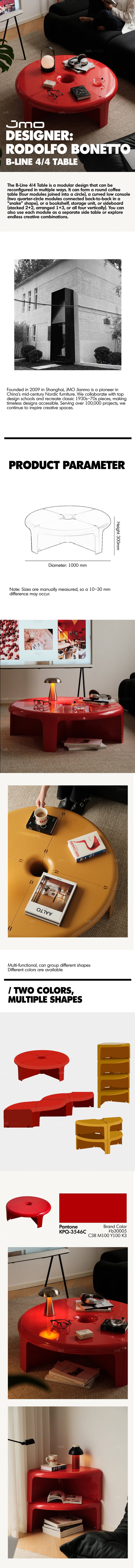 Bauhaus ABS Transformable Coffee Table BOBO More Details and Instruction
