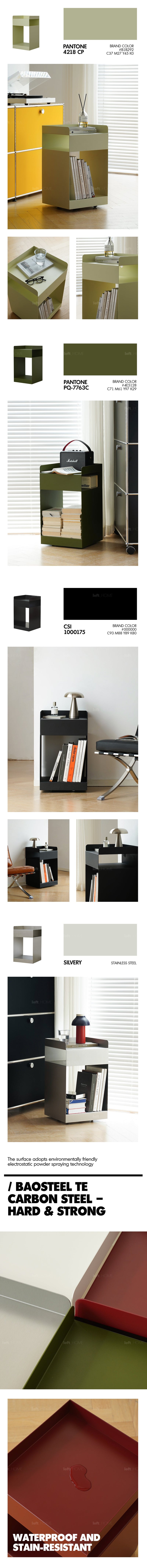 Bauhaus Steel Side Table RUBIK More Details and Instruction_2