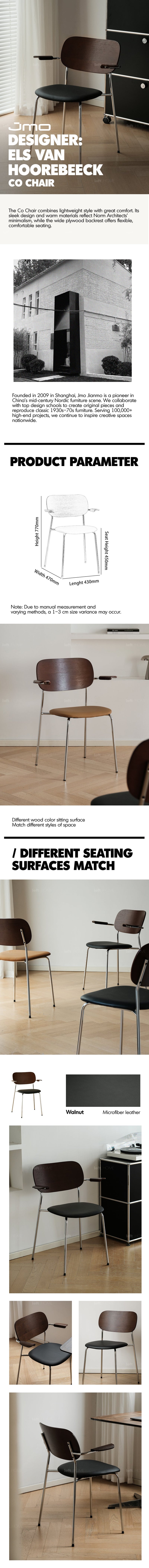Bauhaus PU Leather Dining Chair NIKA More Details and Instruction