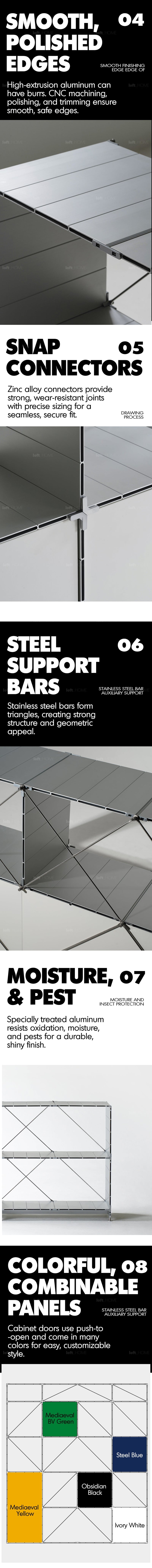 Bauhaus Aluminium Shelf CUBE More Details and Instruction_3