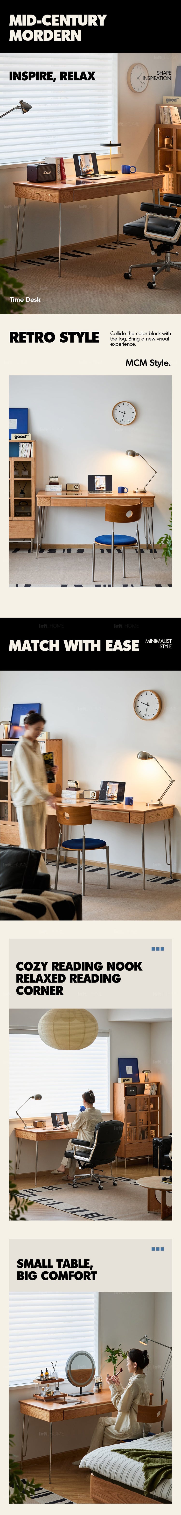 Scandinavian Cherry Wood Study Table TIMELESS Good to Know Preview-1