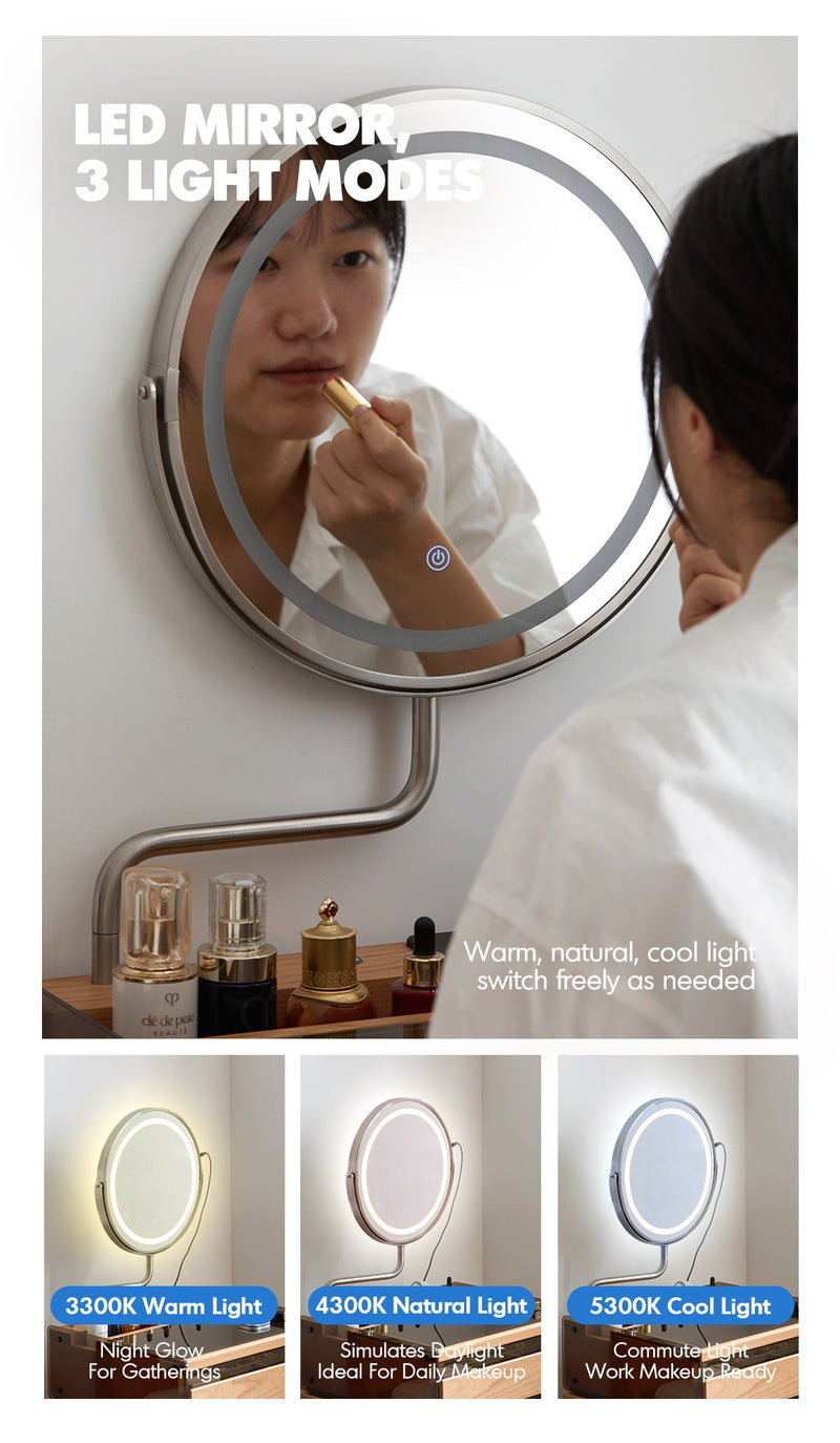 Scandinavian Cherry Wood Dressing Table MIRROR LAKE More Details and Instruction_4