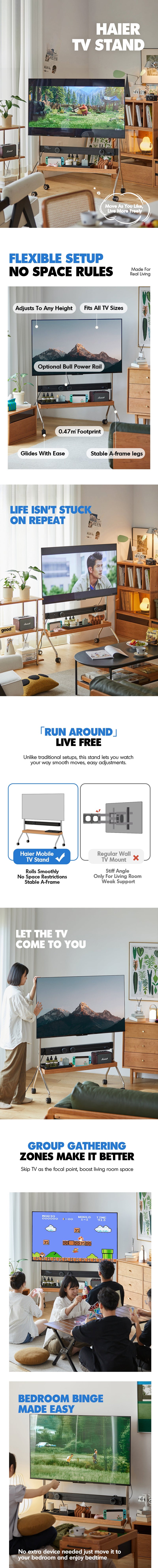 Scandinavian Cherry Wood TV Hanger HAL More Details and Instruction