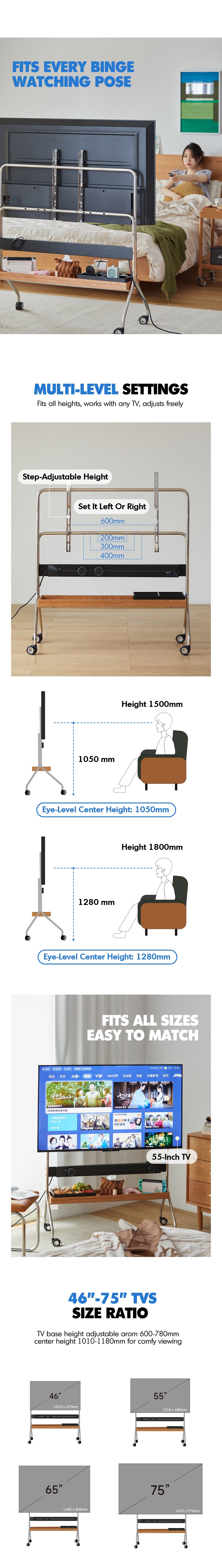 Scandinavian Cherry Wood TV Hanger HAL More Details and Instruction_3