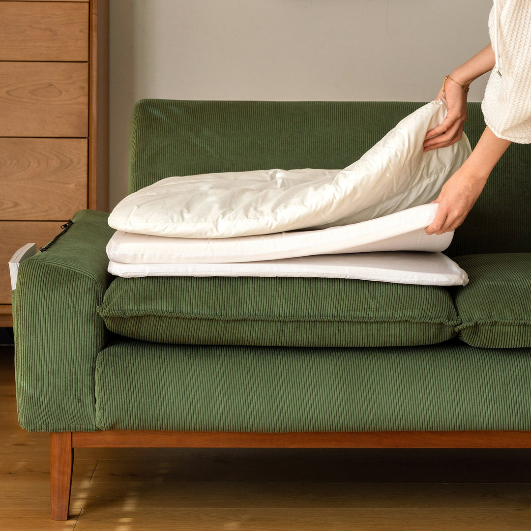 Scandinavian Premium Corduroy Velvet Fabric Removable Sofa Cover