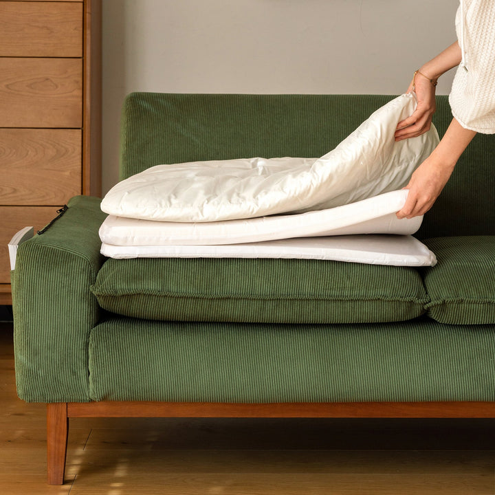 Scandinavian Premium Corduroy Velvet Fabric Removable Sofa Cover