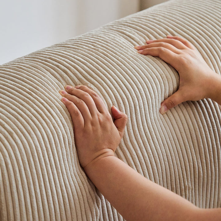 Scandinavian Premium Corduroy Velvet Fabric Removable Sofa Cover