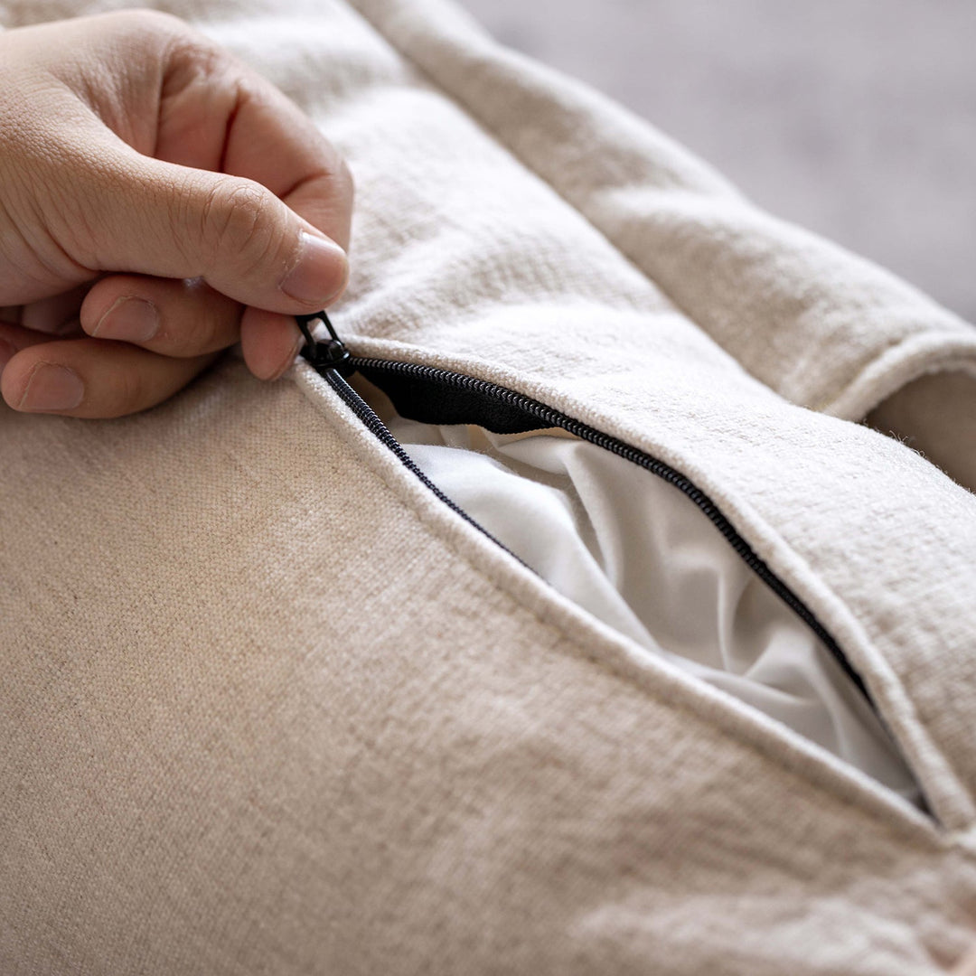 Vintage walnut wood cushion lift-up storage bed with drawer kangaroo environmental situation.