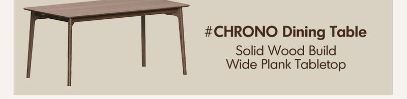 Japandi Walnut Wood Dining Chair CHRONO More Details and Instruction_8