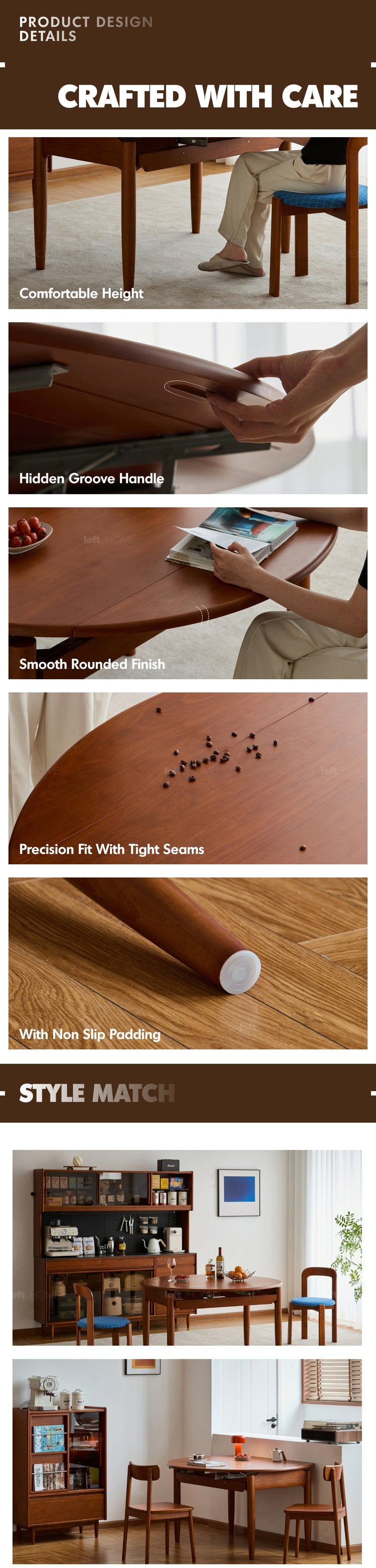 Vintage Boxwood Extendable Dining Table MINIMA More Details and Instruction_8