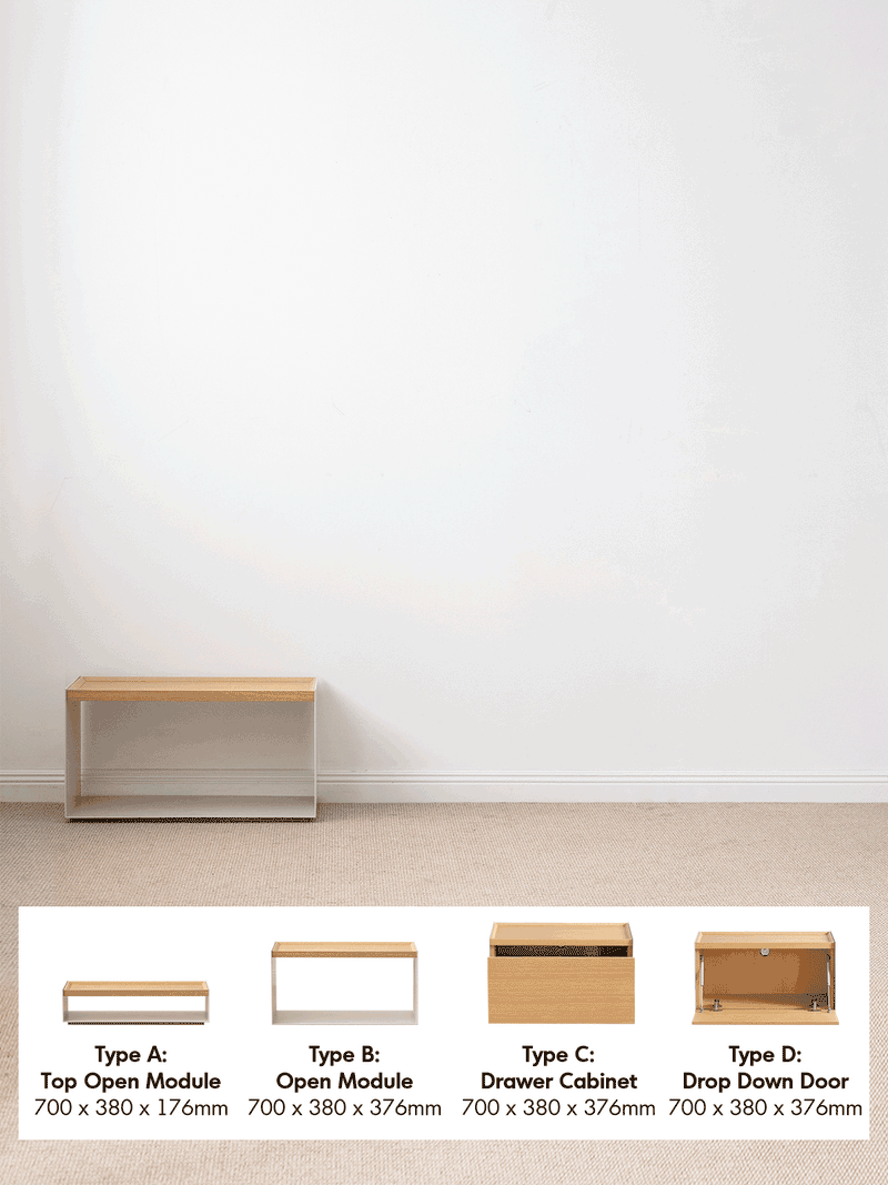 Minimalist Ash Wood Veneer Modular Cabinet AESOP More Details and Instruction_4