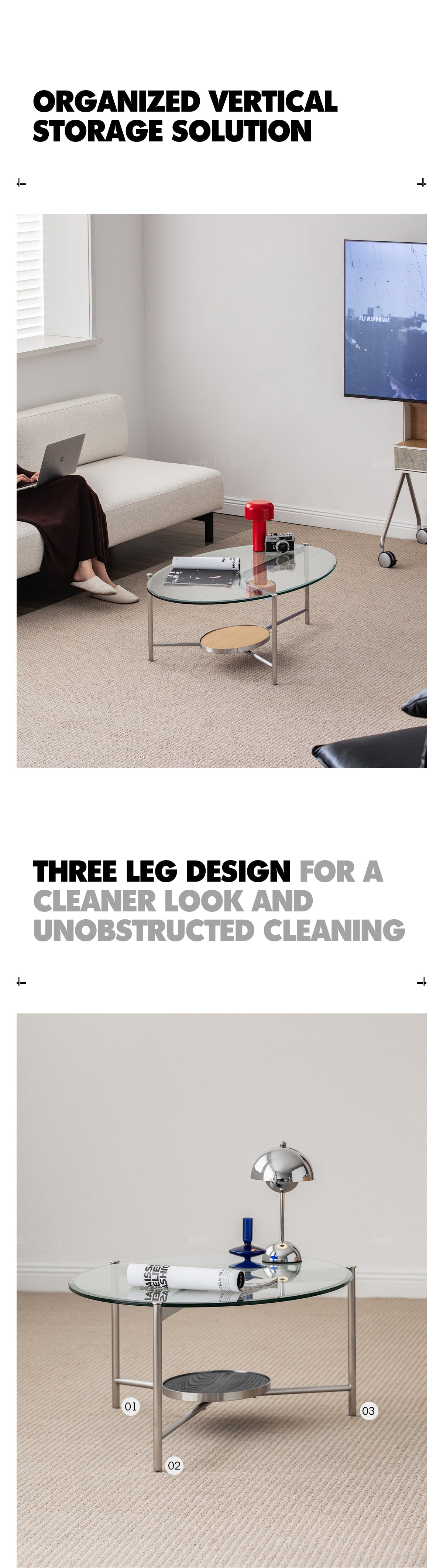 Bauhaus Tempered Glass Coffee Table ICELAND More Details and Instruction_3