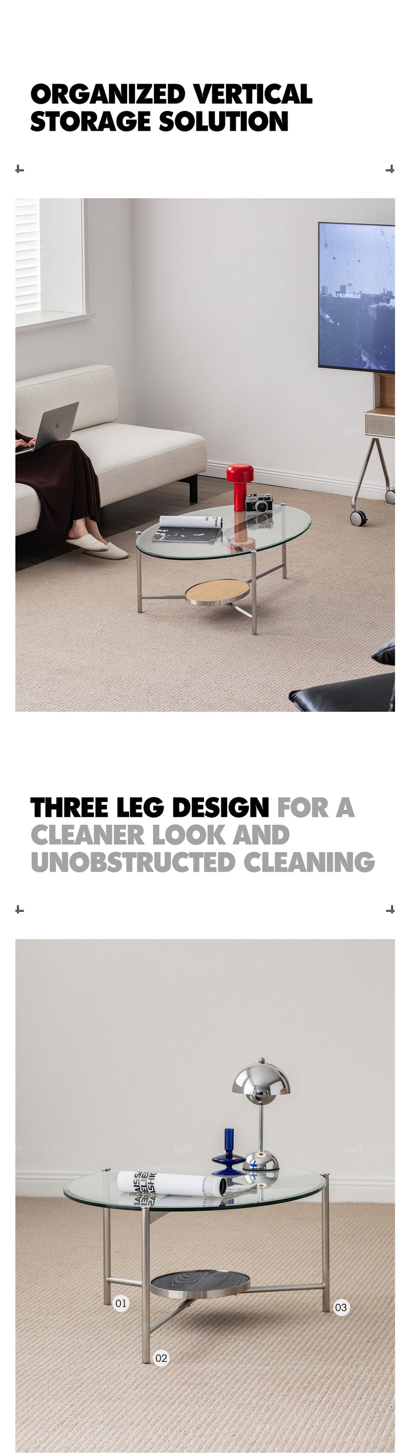 Bauhaus Tempered Glass Coffee Table ICELAND More Details and Instruction_3
