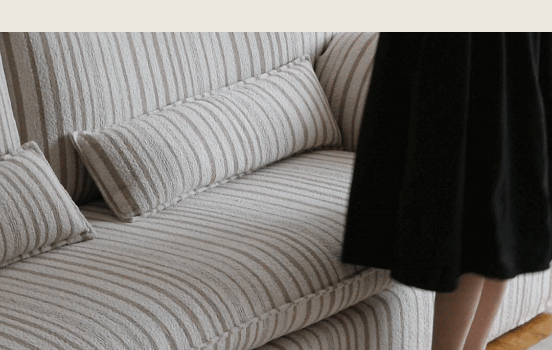 Vintage Chenille Velvet Fabric 3 Seater Sofa KOALA