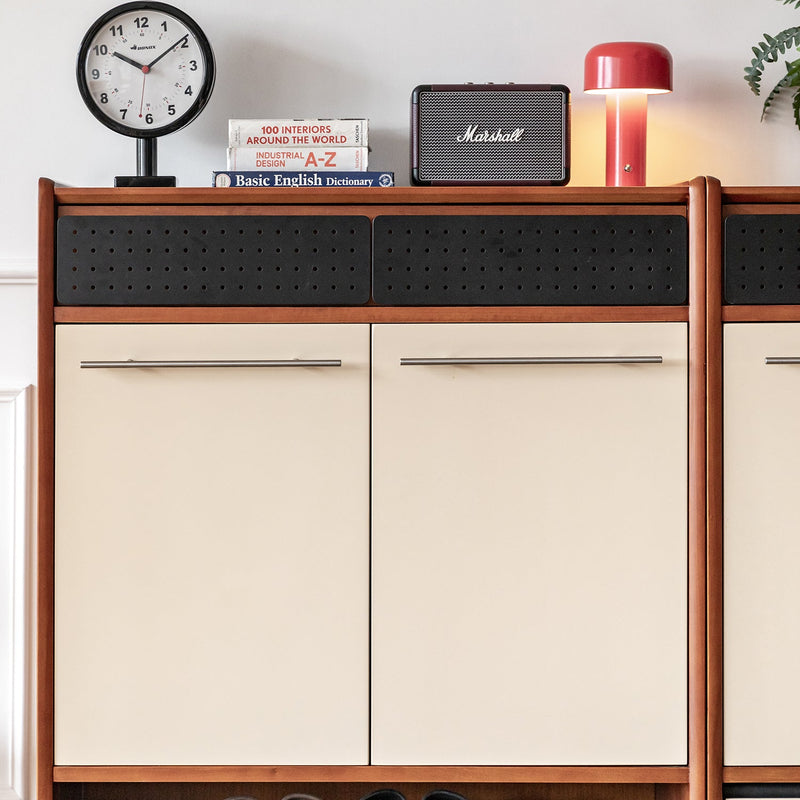 Bauhaus Boxwood Modular Shoe Cabinet MIES Color Swatches