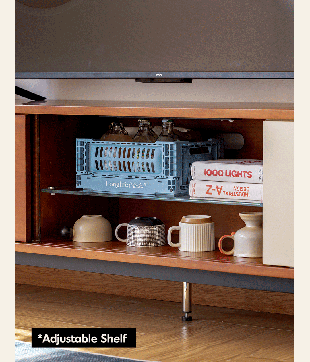 Vintage Boxwood TV Console PINECONE