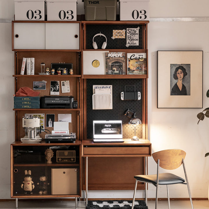 Vintage Boxwood Modular Hanging Wall Shelf System MUSE