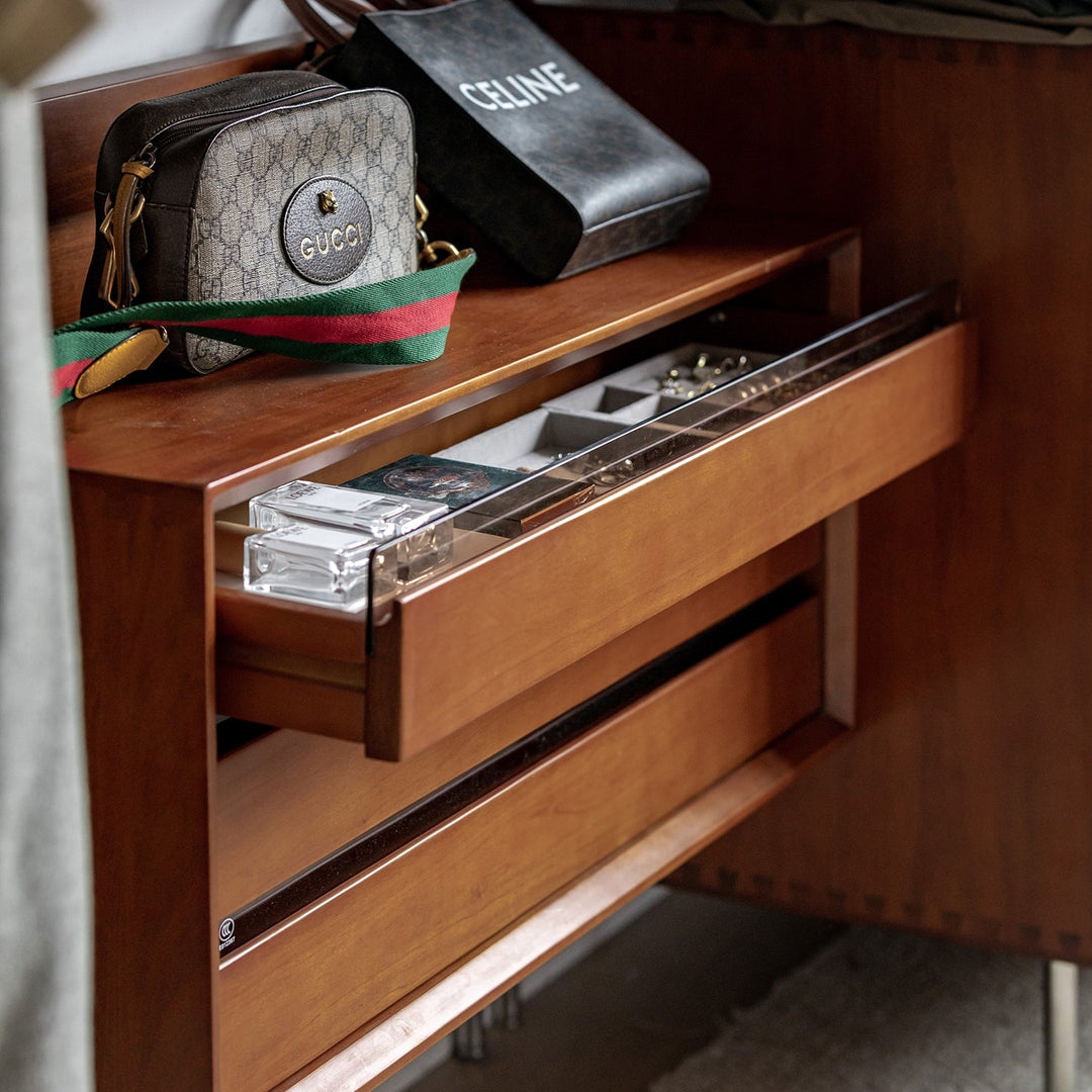 Vintage boxwood modular hanging wall shelf system muse living layered structure.